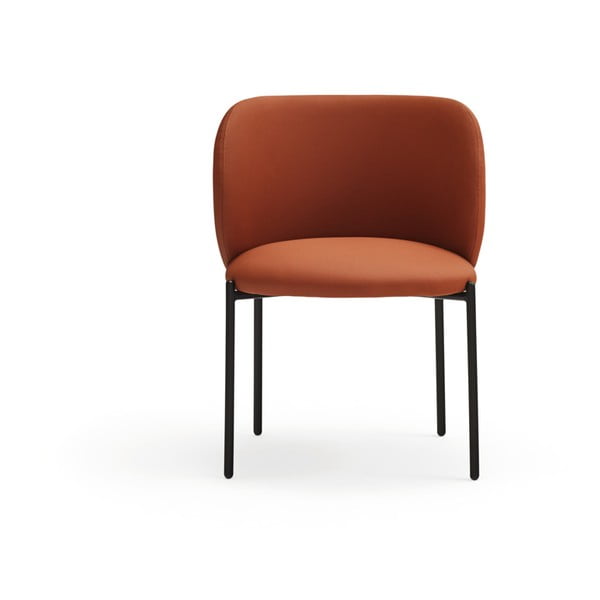 Oranžová čalouněná jídelní křesla v sadě 2 ks Mogi – Teulat-image-3