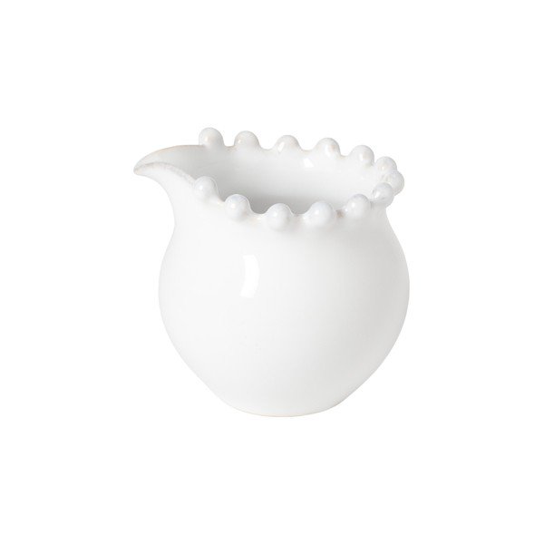 Bílá kameninová konvička na mléko 100 ml Pearl – Costa Nova