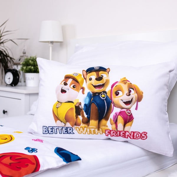 Bavlněné dětské povlečení do postýlky 100x135 cm Paw Patrol – Jerry Fabrics-image-3