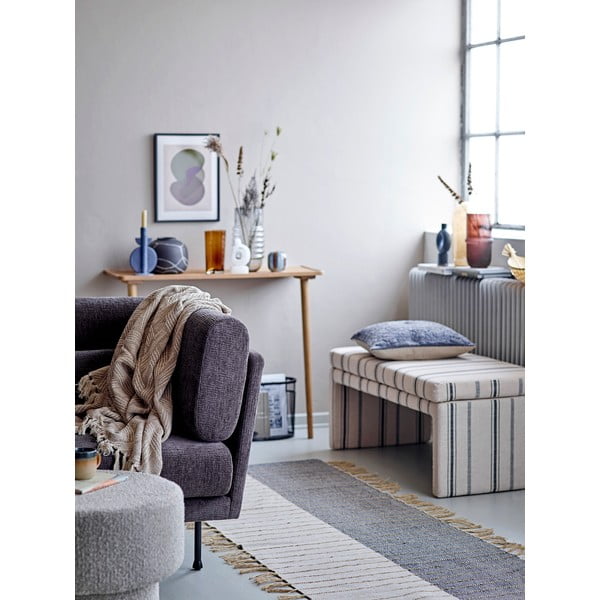 Modrá kameninová váza Bloomingville Dardo, výška 20 cm-image-1