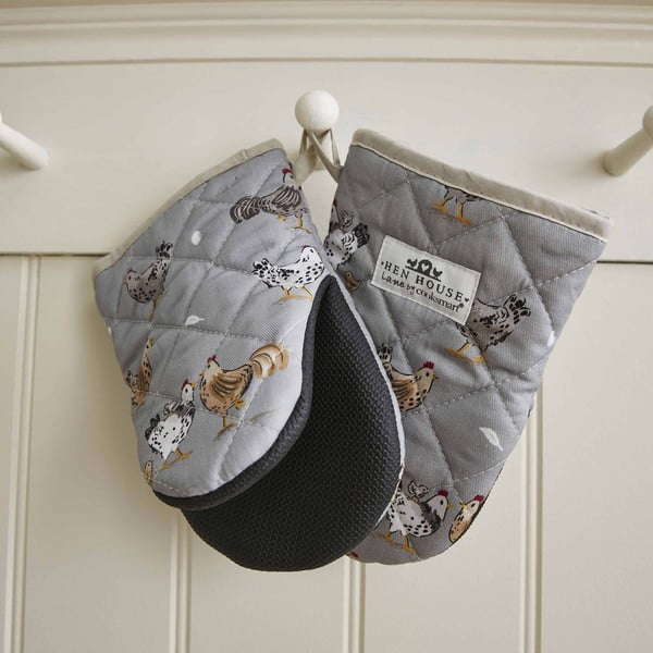 Bavlněné kuchyňské rukavice v sadě 2 ks Hen House – Cooksmart ®-image-1