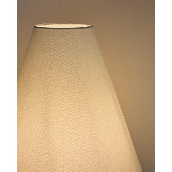 Hnědá stojací lampa s textilním stínidlem (výška 153 cm) Navat – Kave Home-image-2