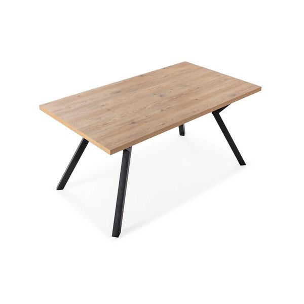 Jídelní stůl s deskou z dubového dřeva v přírodní barvě 90x160 cm Marion – Marckeric-image-3