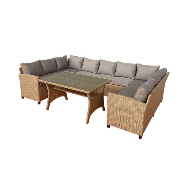 Béžový zahradní lounge set pro 9 Ventura – Unique Furniture-image-2