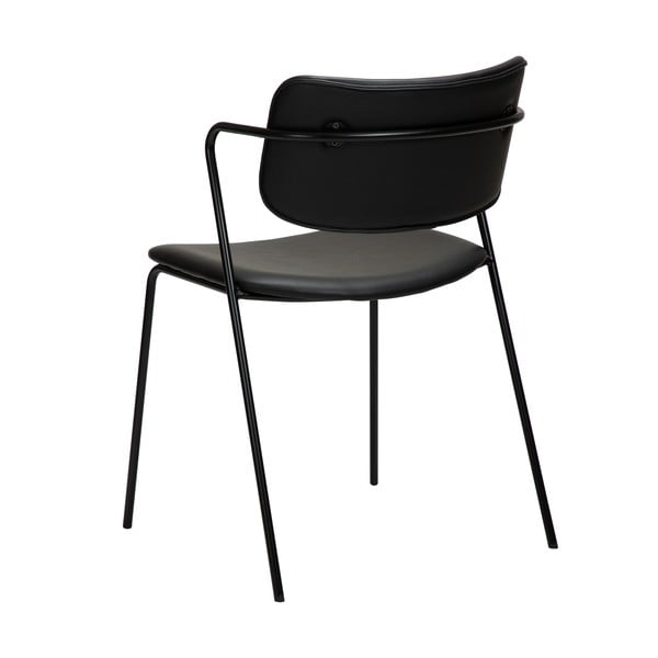 Černá židle z imitace kůže DAN-FORM Denmark Zed-image-2