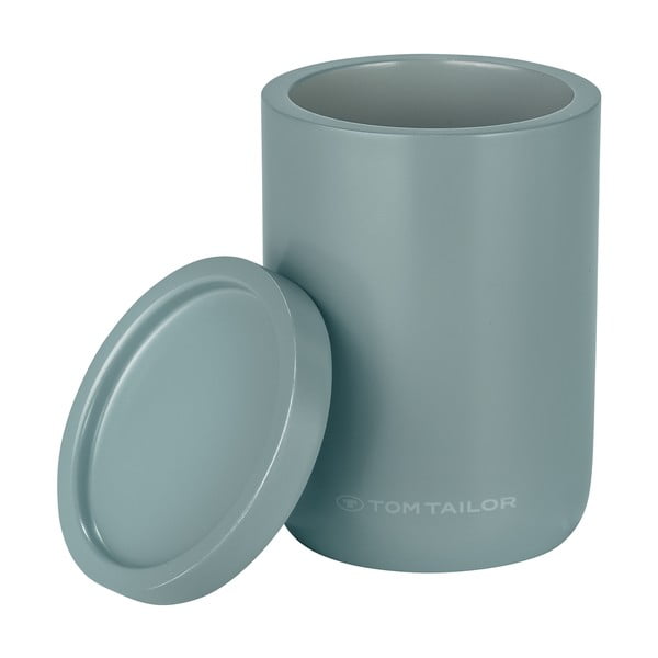 Zelený koupelnový organizér na vatové tampony z polyresinu Tom Tailor T-Color Bath – Wenko