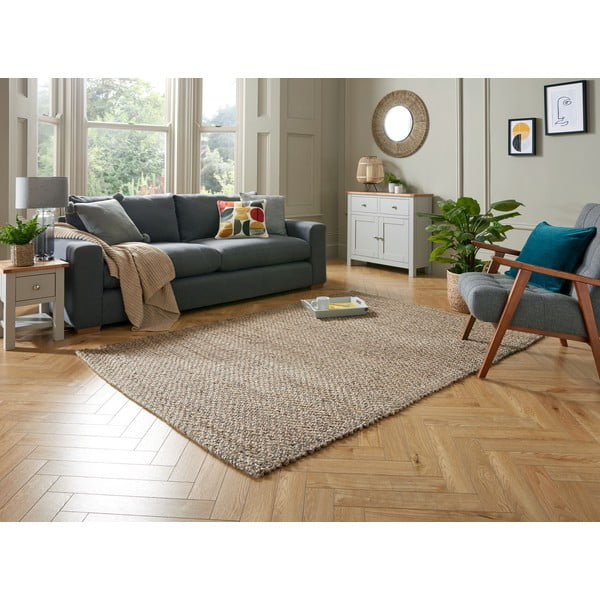 Jutový koberec v přírodní barvě 160x230 cm Sol – Flair Rugs-image-1