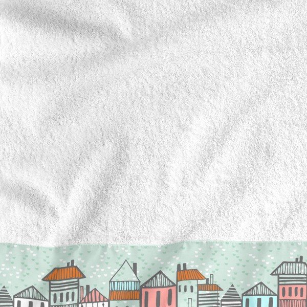 Set 2 osušek Moshi Moshi Little Village, 50x100 a 70x140 cm-image-1