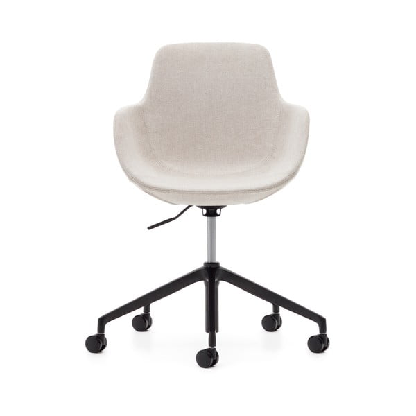 Béžová kancelářská židle Tissiana – Kave Home-image-4