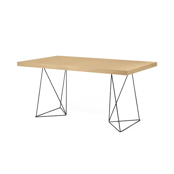 Stůl s černými nohami TemaHome Multi, 160 x 90 cm-image-4