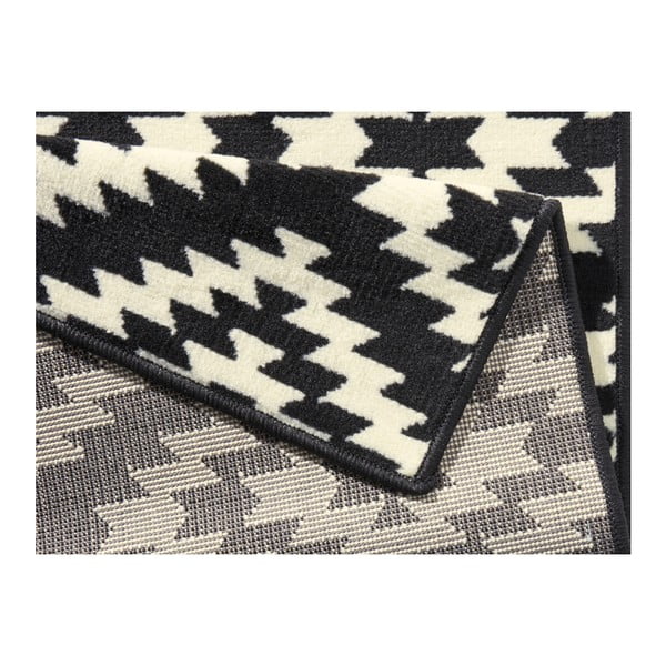 Černo-bílý běhoun Hanse Home Basic Nordic, 80 x 200 cm-image-2