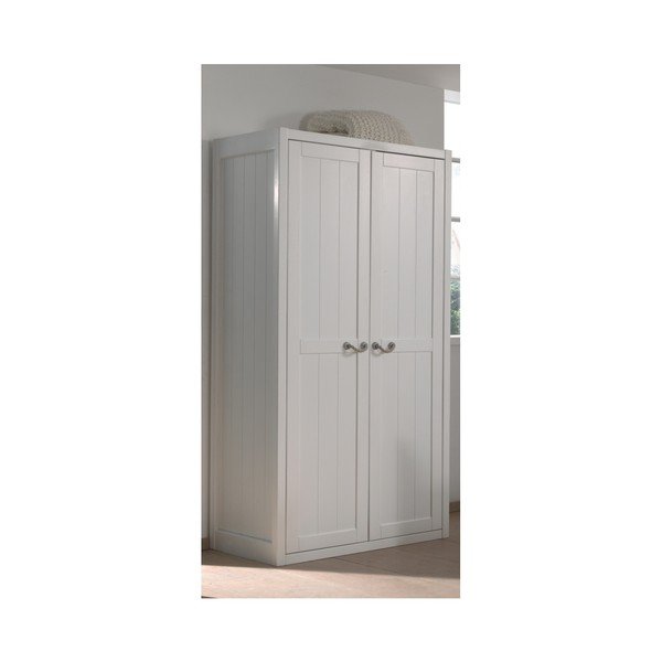 Bílá dětská šatní skříň Vipack Lewis, šířka 100 cm-image-2