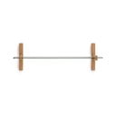 Skleněný modulární policový systém v přírodní barvě 90x28x30,5 cm Sitra – Kave Home