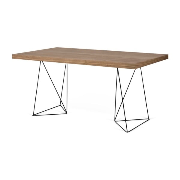 Pracovní stůl s kovovými nohami TemaHome Multi, 160 x 90 cm-image-1