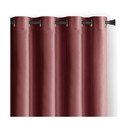 Růžový sametový dimout závěs 140x245 cm Eyelets – Restilo