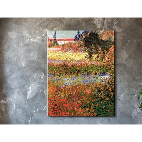 Reprodukce obrazu 30x40 cm Flower garden - Fedkolor-image-1