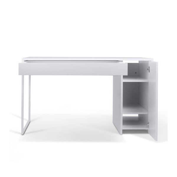 Bílý pracovní stůl TemaHome Prado-image-1