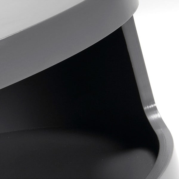 Šedý odkládací stolek s úložným prostorem Kave Home Bruk-image-3