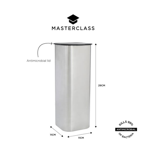 Nerezová dóza na potraviny Masterclass – Kitchen Craft-image-2