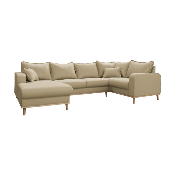 Béžová rohová pohovka (levý roh) Beata – Ropez-image-2