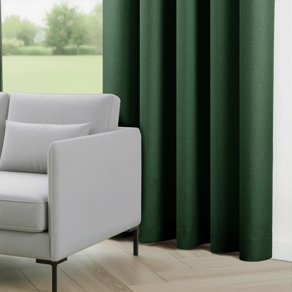 Tmavě zelený dimout závěs Calisto – Filumi-image-1