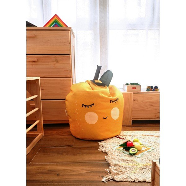 Žlutý dětský sedací vak Lemon - Little Nice Things-image-2