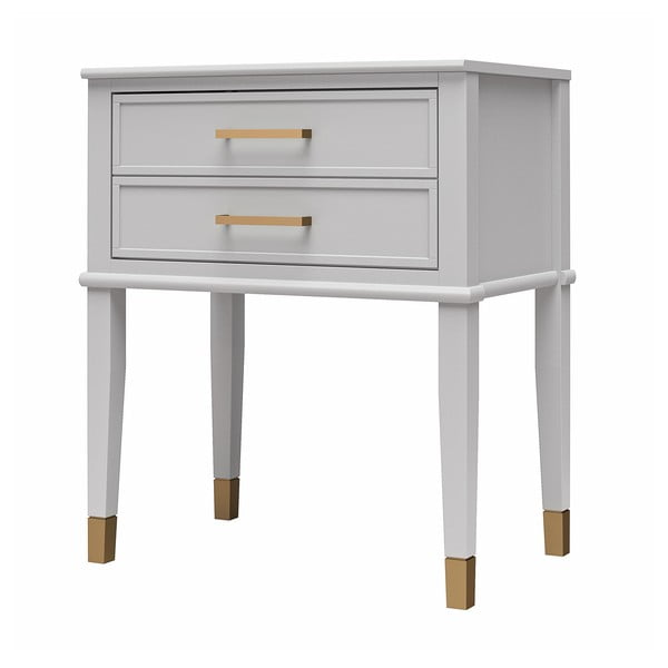 Světle šedý noční stolek Westerleigh – CosmoLiving by Cosmopolitan-image-3