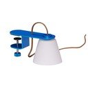 Modrá stolní lampa se skleněným stínidlem (výška 23 cm) Lure – Hübsch