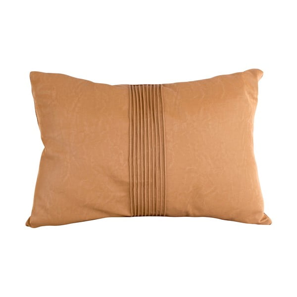 Koňakově hnědý polštář PT Living Leather Look, 50 x 30 cm-image-4