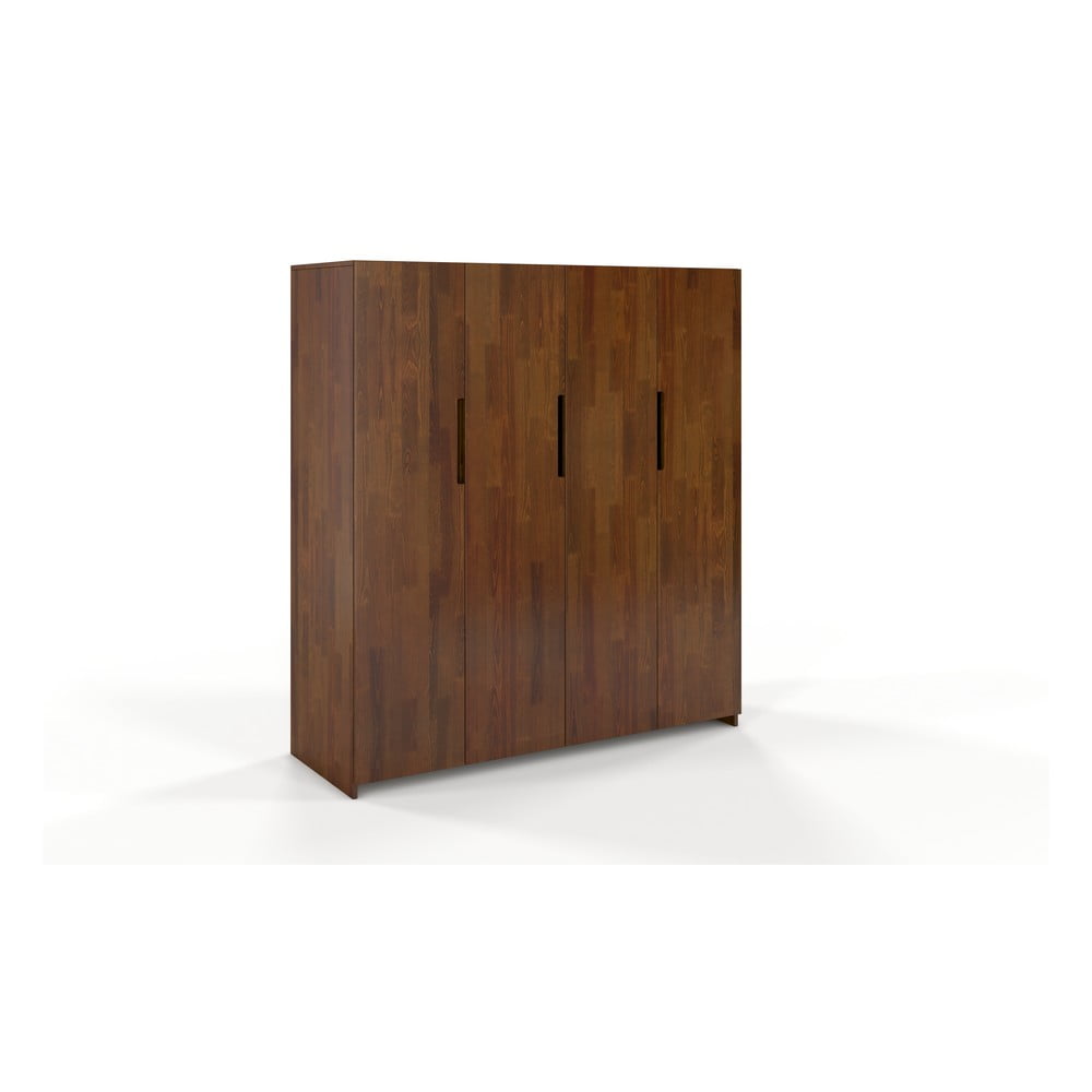 Šatní skříň z borovicového dřeva 170x180 cm Bergman - Skandica
