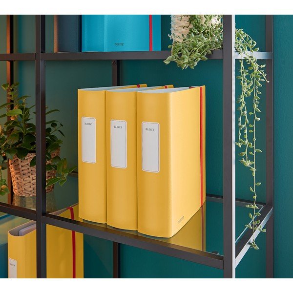 Žlutý pákový pořadač Leitz Cosy, A4-image-4