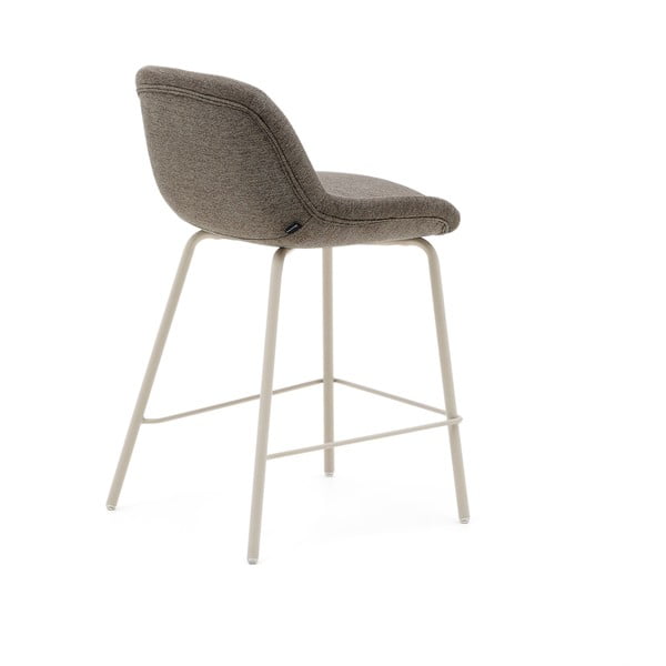 Barová židle šedobéžová (výška sedáku 65 cm) Aimin – Kave Home-image-4