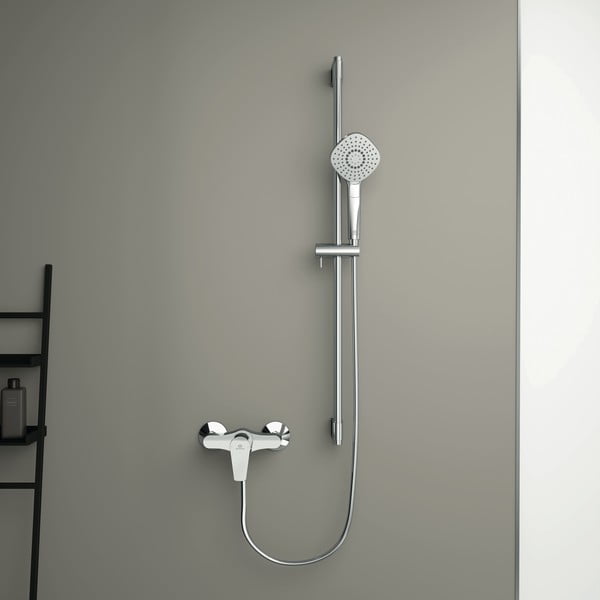 Sprchová nástěnná baterie v leskle stříbrné barvě Cerafine D – Ideal Standard-image-3