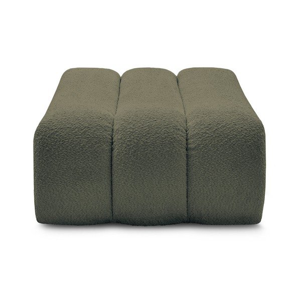 Zelená podnožka z textilie bouclé Azra – Bobochic Paris-image-4