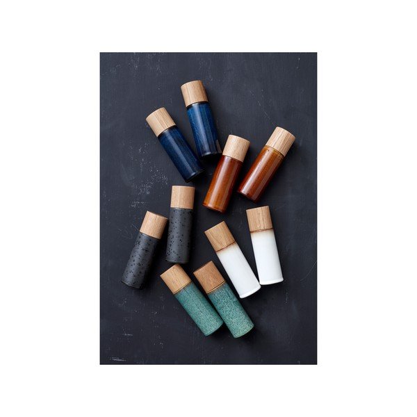 Zelená keramická sada mlýnků na pepř a sůl 2 ks Gastro Green – Bitz-image-2