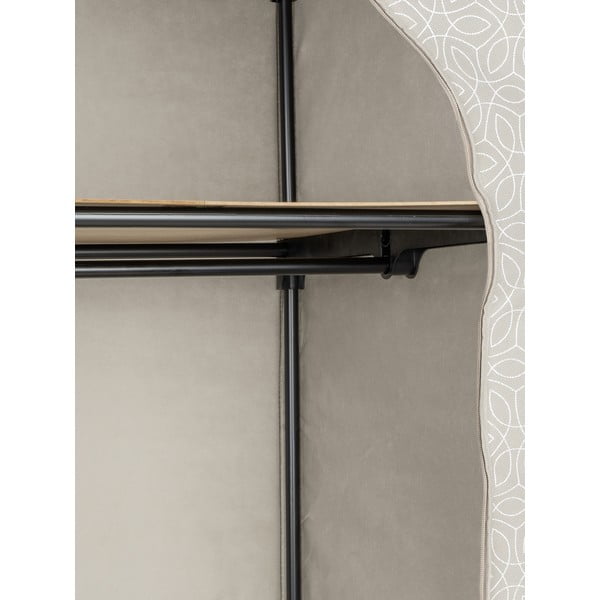 Béžová látková šatní skříň 90x160 cm Balance – Wenko-image-2