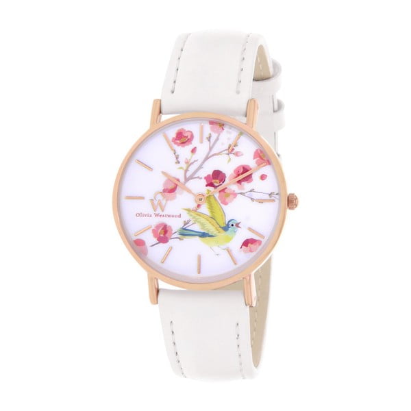 Dámské hodinky s řemínkem v bílé barvě Olivia Westwood Puna