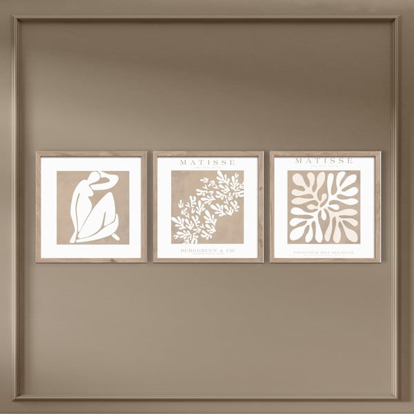 Obrazy v sadě 3 ks 30x30 cm Matisse – Styler-image-3