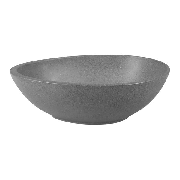 Tmavě šedé betonové umyvadlo 53x39 cm Punc – Sapho-image-1