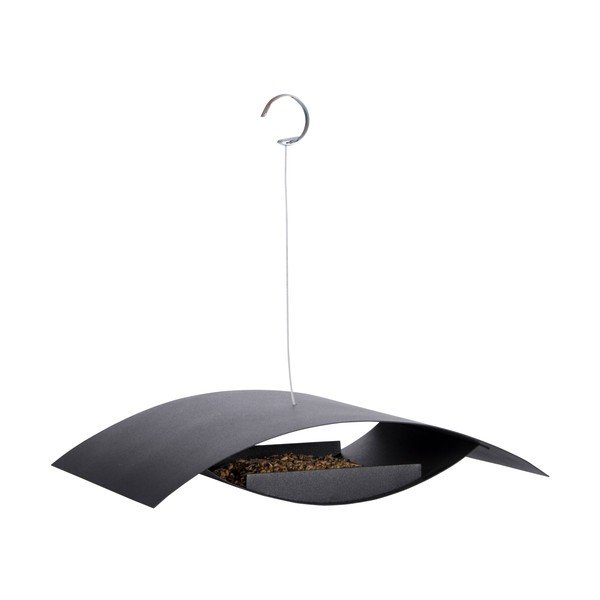 Černé závěsné krmítko Esschert Design Modern-image-2