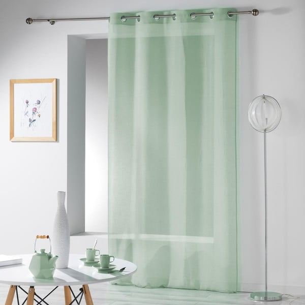 Světle zelená záclona 140x280 cm Telma – douceur d'intérieur-image-2
