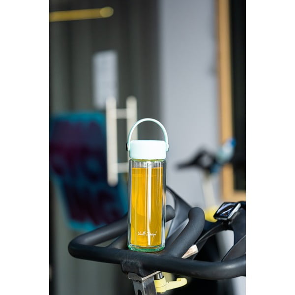 Skleněná lahev v mentolové barvě 350 ml Fuori – Vialli Design-image-3