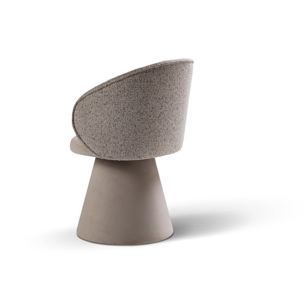 Béžové sametové křeslo Inez – Micadoni -image-4