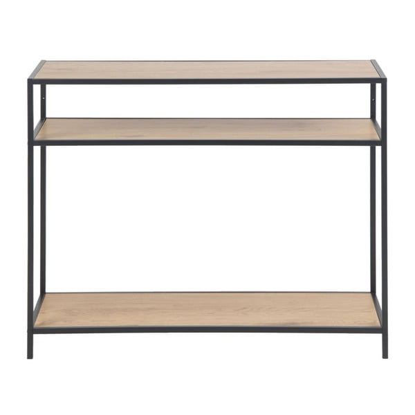 Černý konzolový stolek 100x35 cm Seaford - Actona-image-2