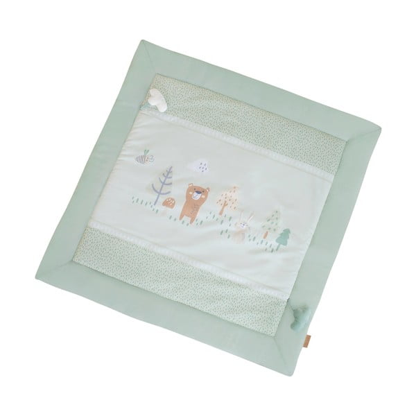 Světle zelená dětská hrací podložka 100x100 cm Woodland Buddies – Roba