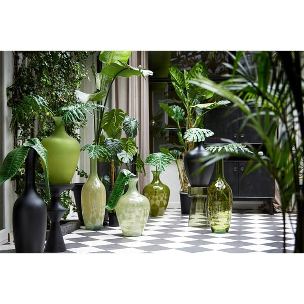 Skleněný kulatý odkládací stolek ø 30 cm Dakwa – Light & Living-image-3