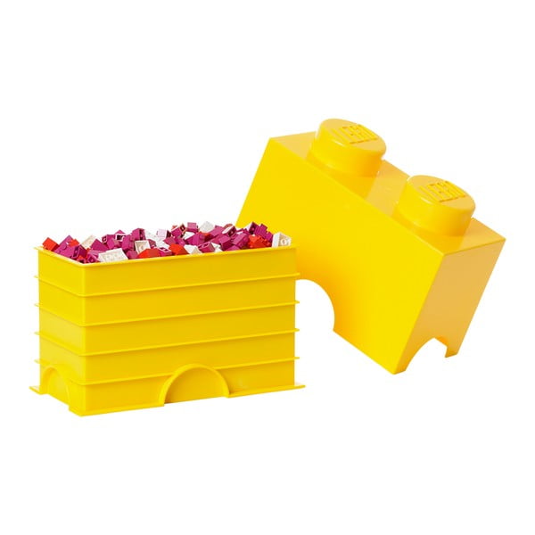 Žlutý úložný dvojbox LEGO®-image-2