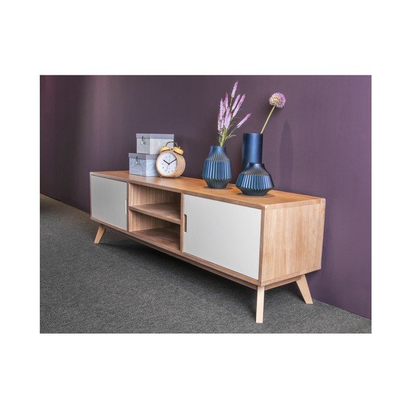 Modro-zlatá skleněná váza PT LIVING, výška 18,5 cm-image-1
