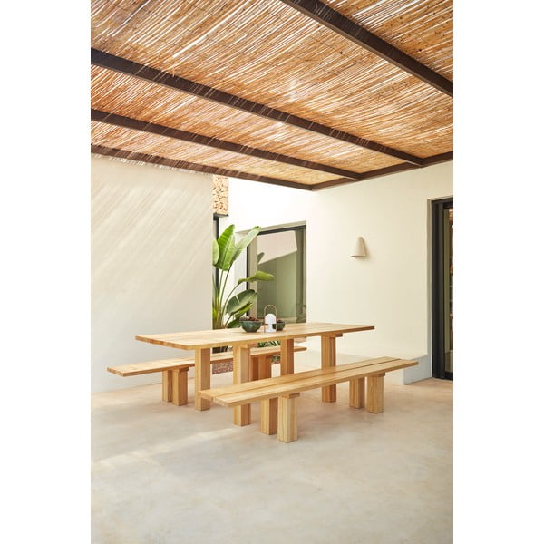 Jídelní stůl s deskou z borovicového dřeva 100x260 cm Banda – Teulat-image-1