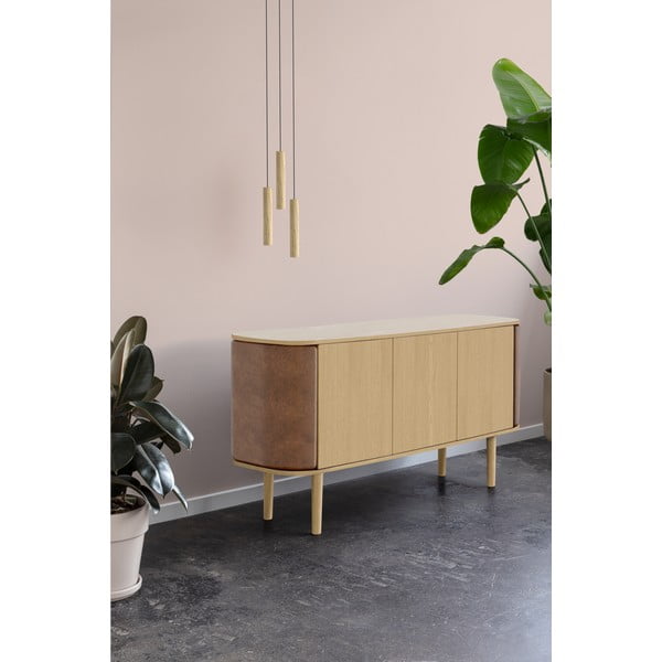 LED závěsné svítidlo s dřevěným stínidlem ø 3 cm Chimes – UMAGE-image-3